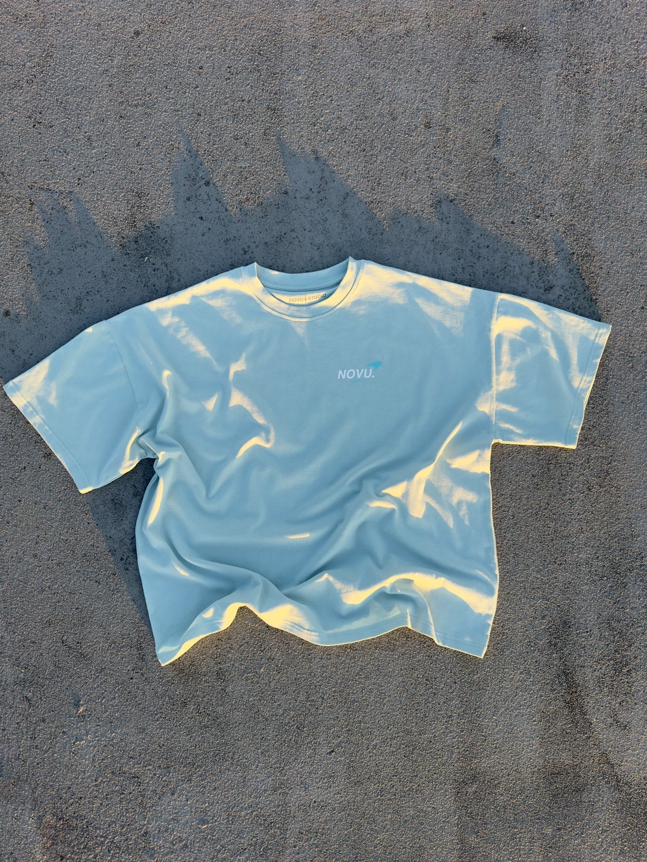 NOVU STUDIO COLD BLUE TEE