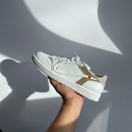 OFF-WHITE JORDAN 1 LOW TRIPLE WHITE