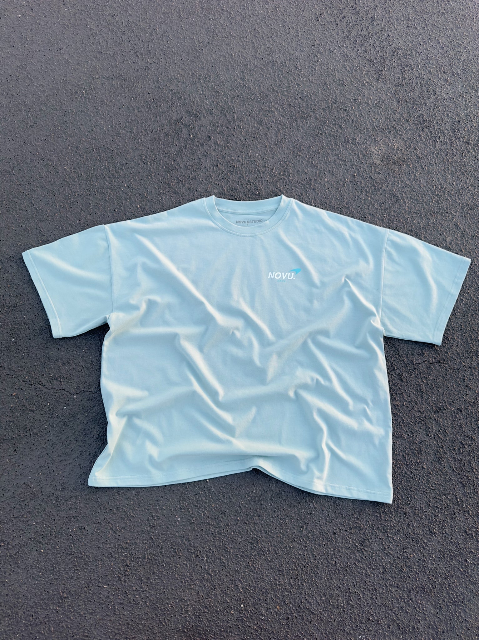 NOVU STUDIO COLD BLUE TEE