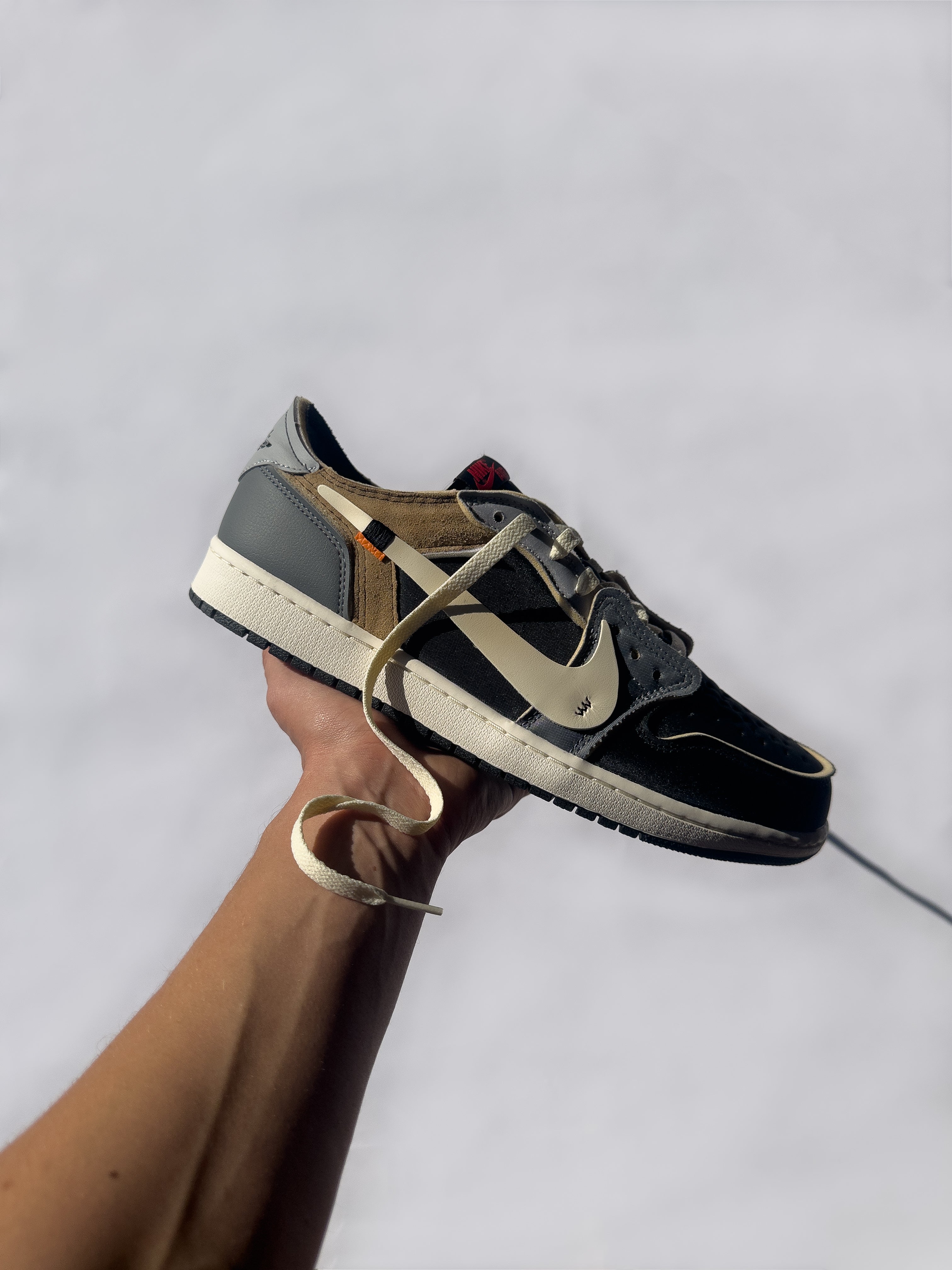 OFF-WHITE JORDAN 1 LOW “BLACK SMOKE GREY”