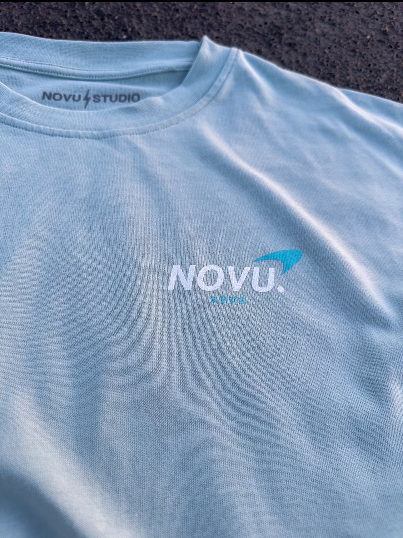 NOVU STUDIO COLD BLUE TEE