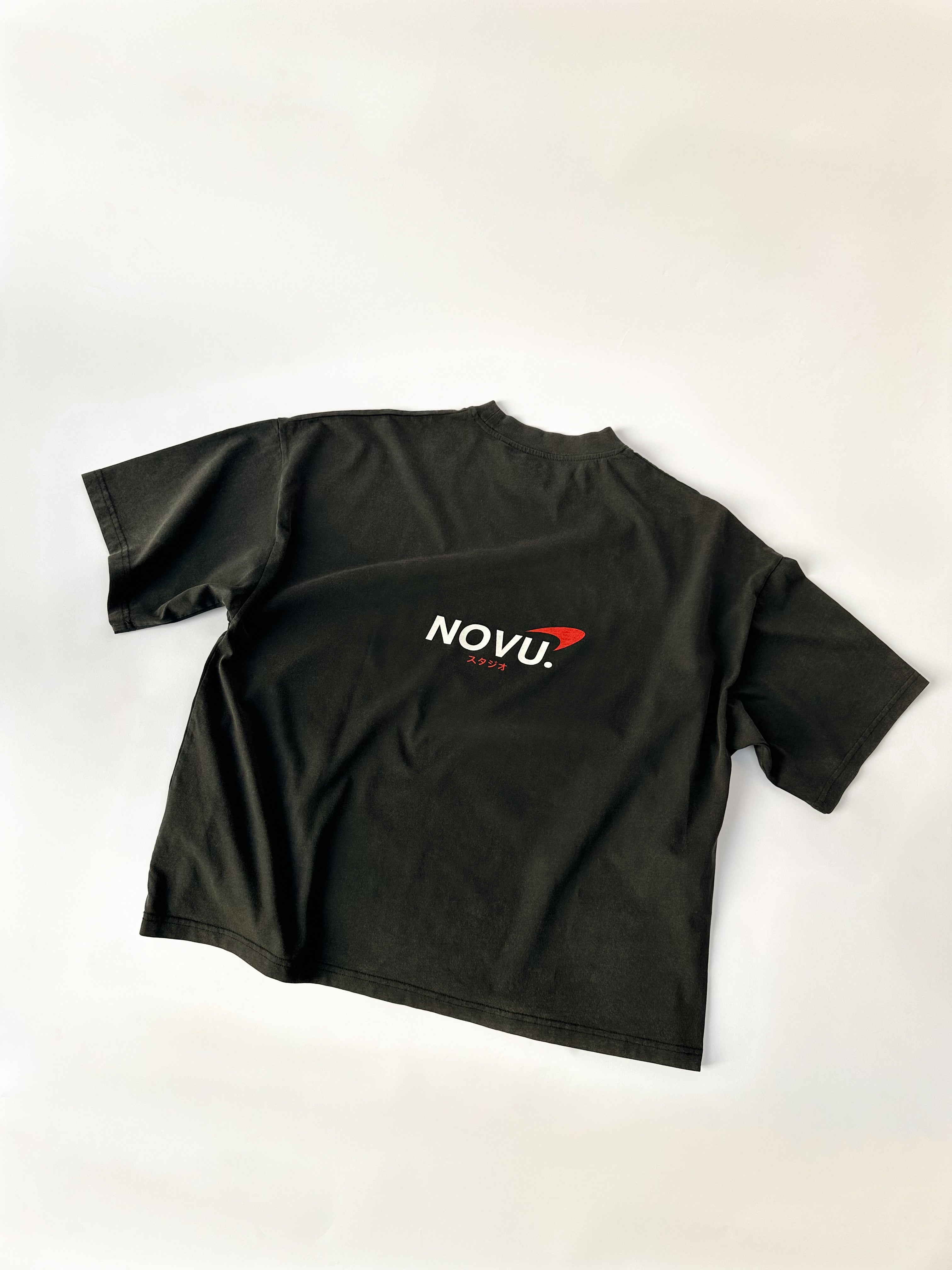 NOVU STUDIO VINTAGE BLACK TEE