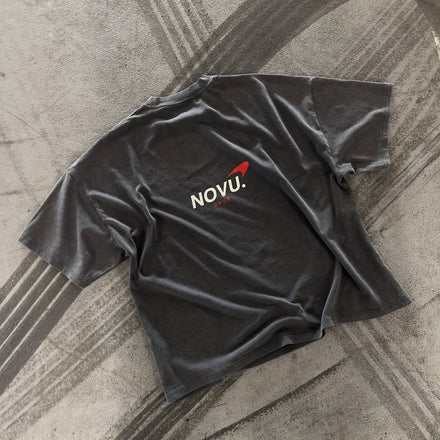 NOVU STUDIO VINTAGE BLACK TEE